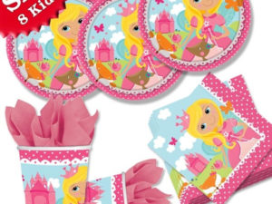 Woodland Princess Basic Set, 32-tlg für bis zu 8 kleine Prinzessinnen