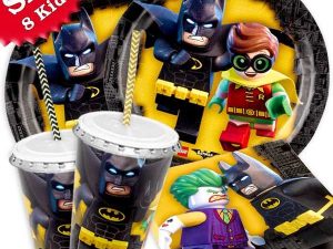 Partyset Lego Batman 8 Kids, 64-teilig