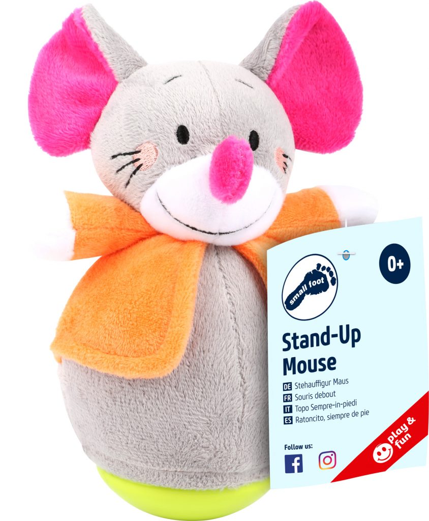 Stehauffigur Maus – Kids be Happy