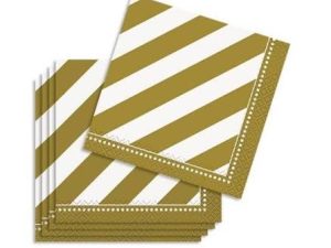 Servietten Gold