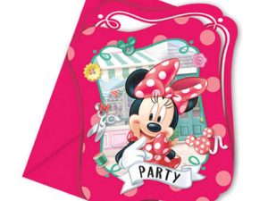 Einladungskarten Minnie Mouse