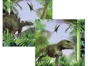 Servietten Dino Rex
