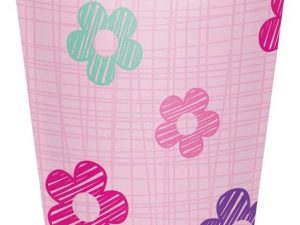 Becher bunte Blumen