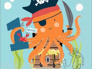 Servietten 1. Geburtstag Piraten